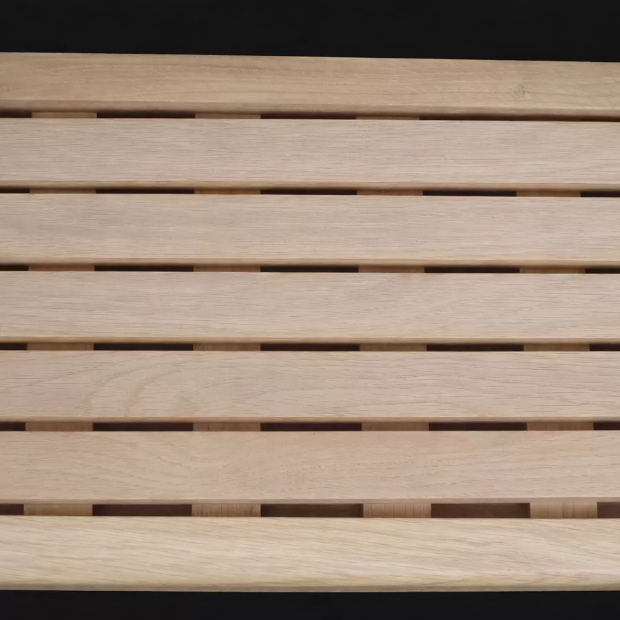 Planche pour couper le pain en chêne massif avec récupérateur de miettes